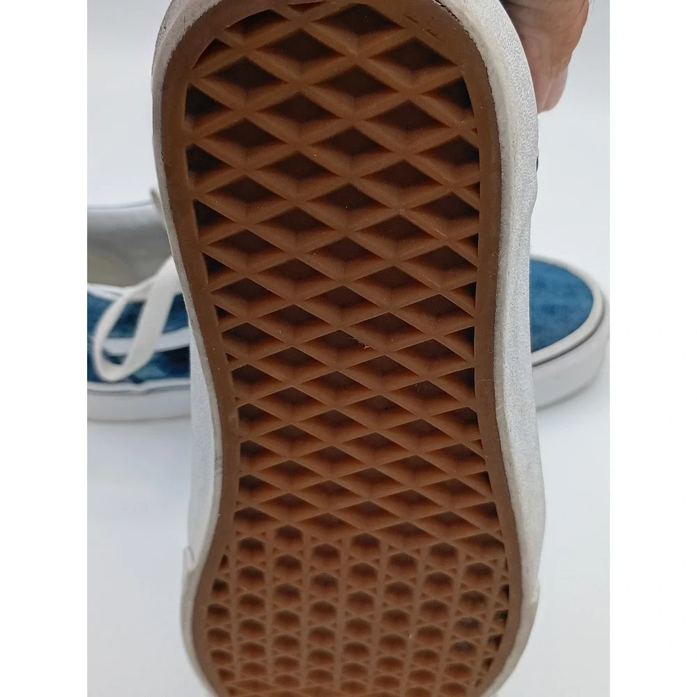 Vans Unisex Old Skool Blue Denim 5 Men 6.5 Women Low Top Skate Shoes